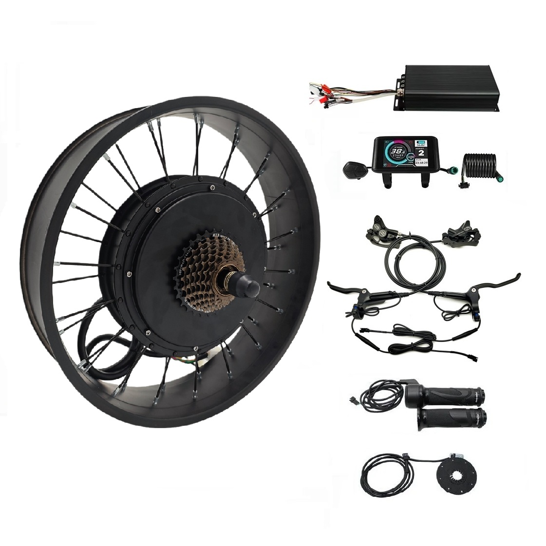 72V 100A Sabvoton Controller - 48V-72V 100A 5000W eBike Fat Wheel