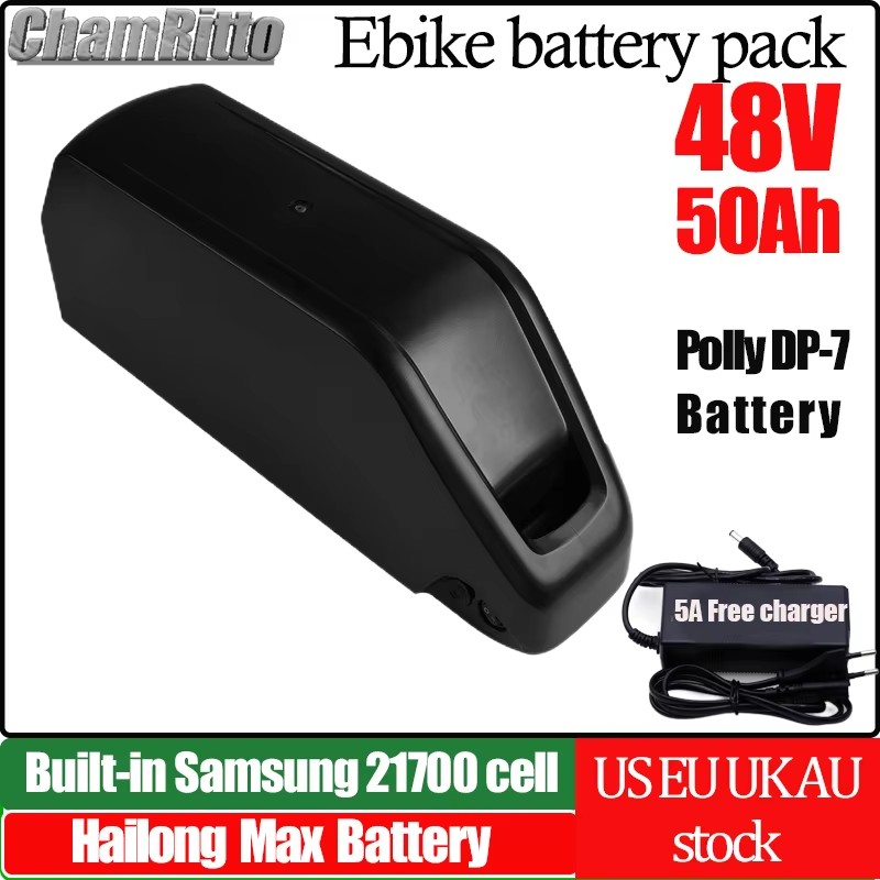 72V 50Ah 21700 Lithium Battery - E Bike Hailong chamrider battery 48v