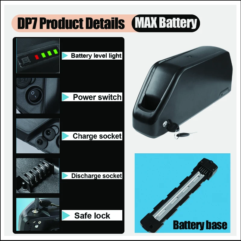 Polly Electric bicycle bike ba - đánh giá và giá 72V 50Ah 21700 Lithium Battery