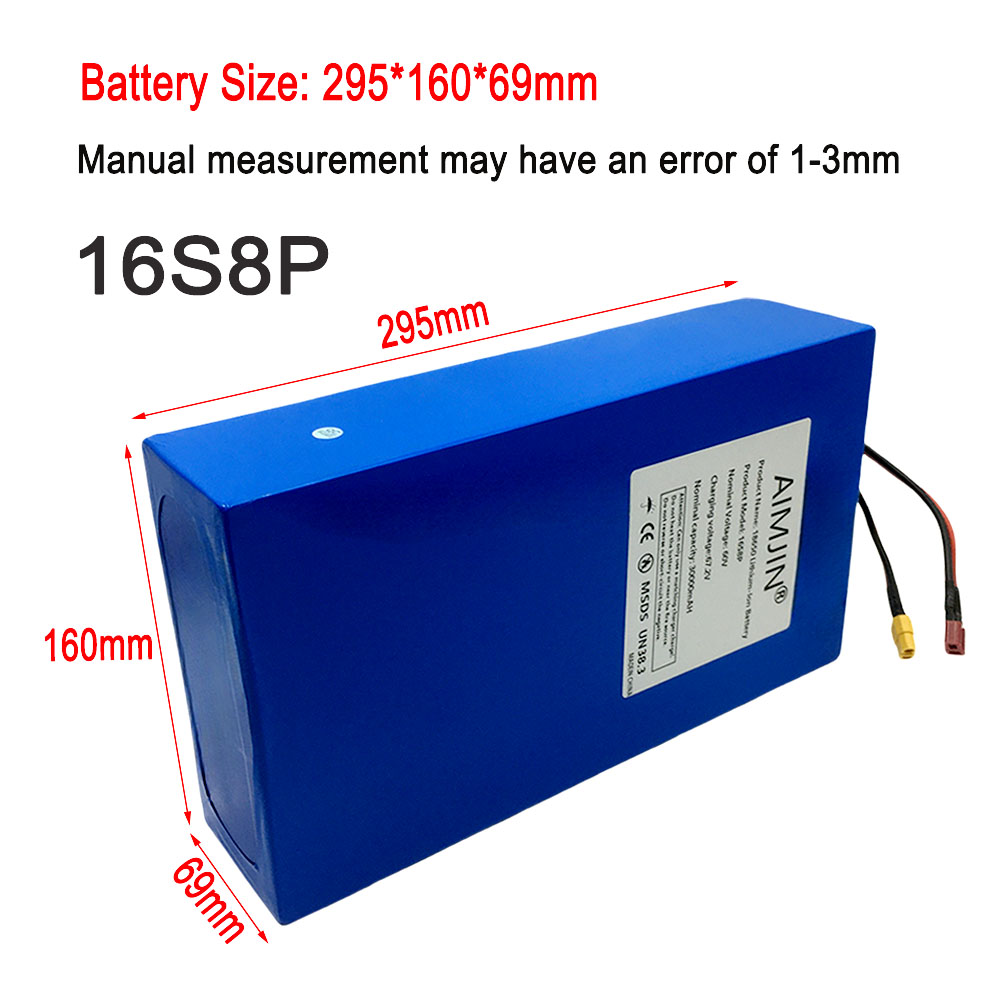 16S8p 1000-3000W Brand New Lit - đánh giá và giá 60V 50Ah Electric Scooter Battery