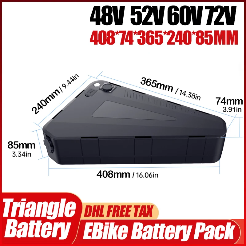 36v 48v 52v 60v 72v Electric B - đánh giá và giá 72V 50Ah 21700 Lithium Battery