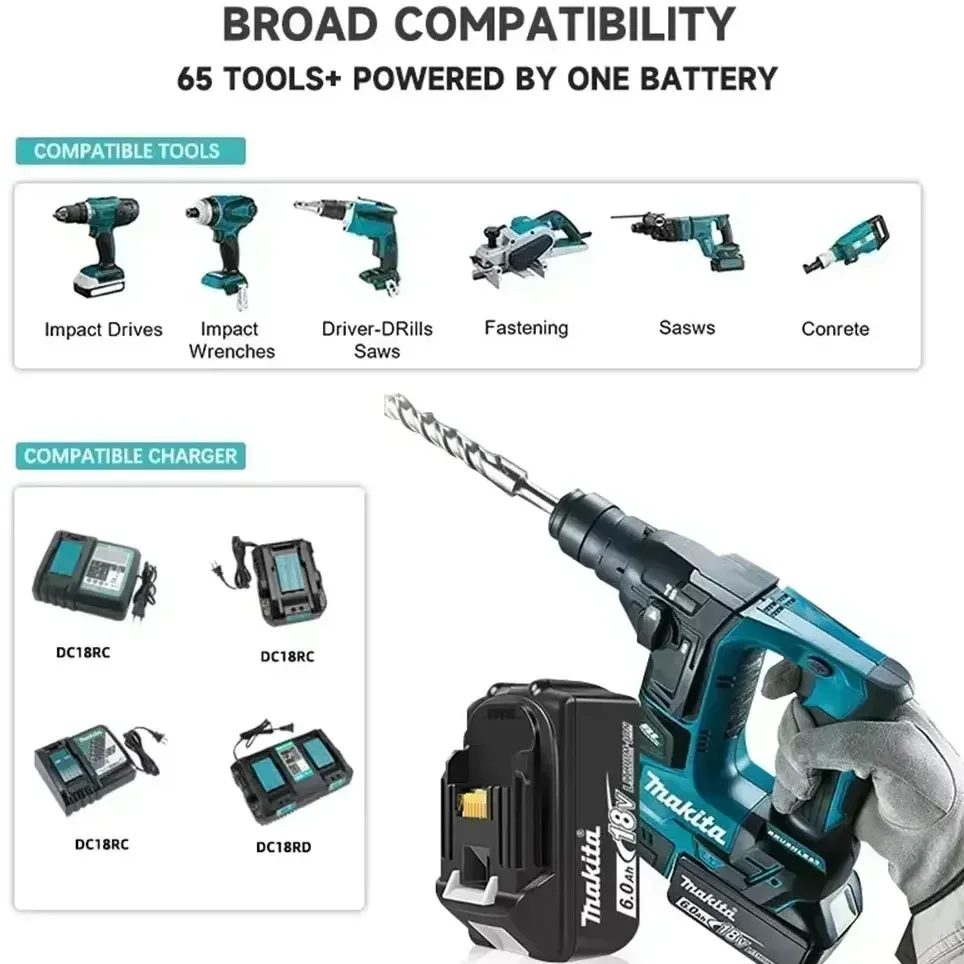 Hot Sale! Makita 18V 6.0Ah LXT - đánh giá và giá 60V 50Ah Electric Scooter Battery