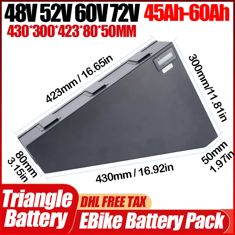 72v cham rider 3000w Electric  - đánh giá và giá 72V 50Ah 21700 Lithium Battery