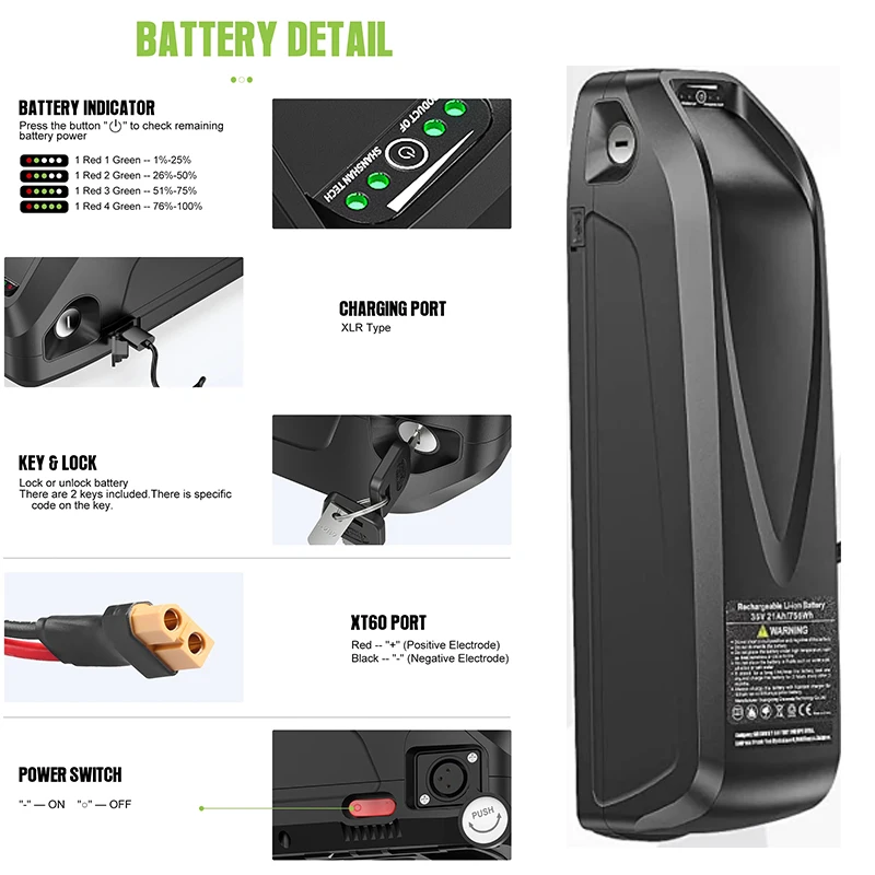 E bike Battery 21700 Hailong P - đánh giá và giá 72V 50Ah 21700 Lithium Battery