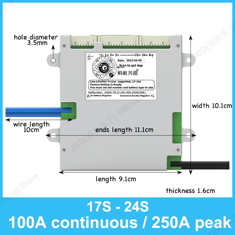 ANT BMS 17S to 24S 850A 300A 1 - đánh giá và giá 84V 50A Smart Bms Bluetooth