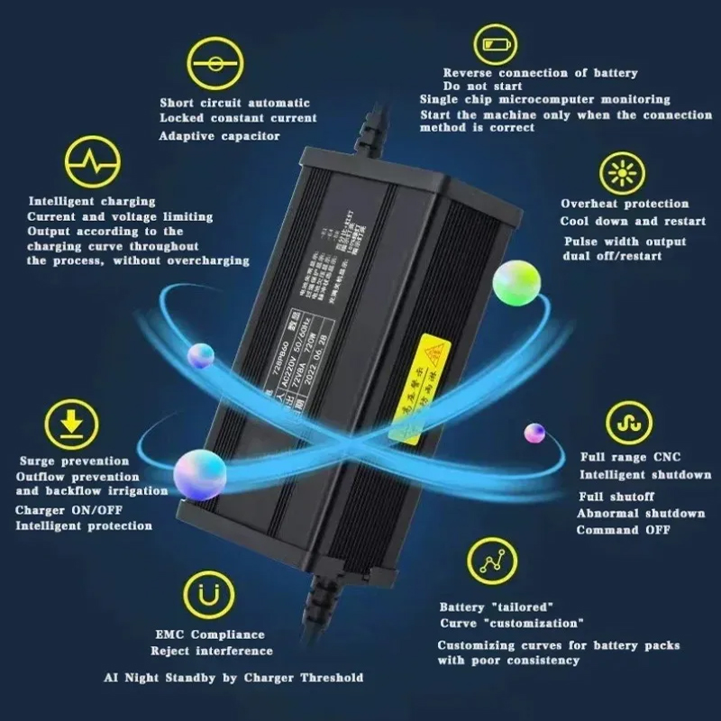 72V 20S 84V Smart Lifepo4 Batt - đánh giá và giá 84V 20A Smart Charger