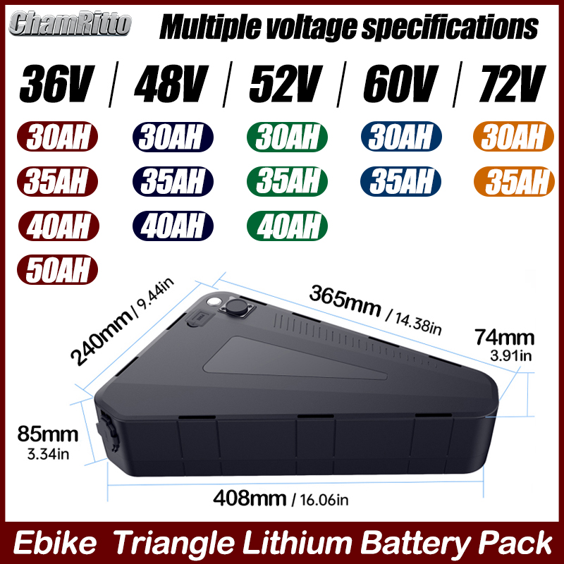 Electric Bicycle 60v72v 3000w  - đánh giá và giá 72V 50Ah 21700 Lithium Battery