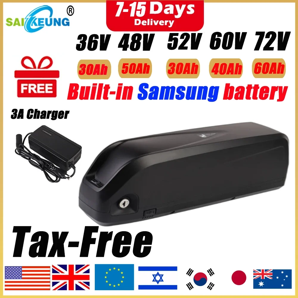 Hailong Polly 48V 52V 60V 36V  - đánh giá và giá 72V 40Ah Lifepo4 Battery Pack